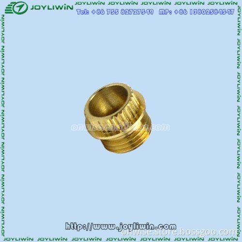 CNC processing RoHS Plain Finish brass Precision Turning Part for Electronic Products